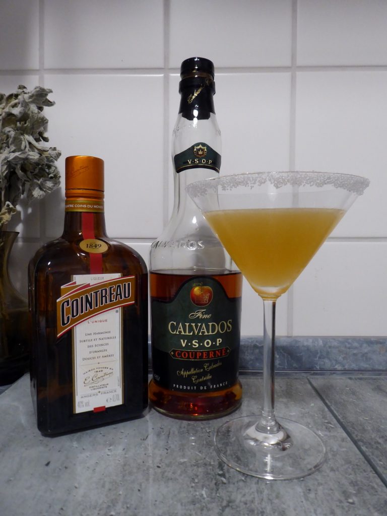 Aldi Calvados V.S.O.P. im Apple Cart (Sidecar)